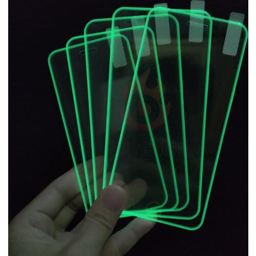 Luminous Tempered Glass For iPhone SE 2020 X XR XS Max Screen Protector For iPhone 11 Pro 8 7 6 6s Plus Full Cover Glass