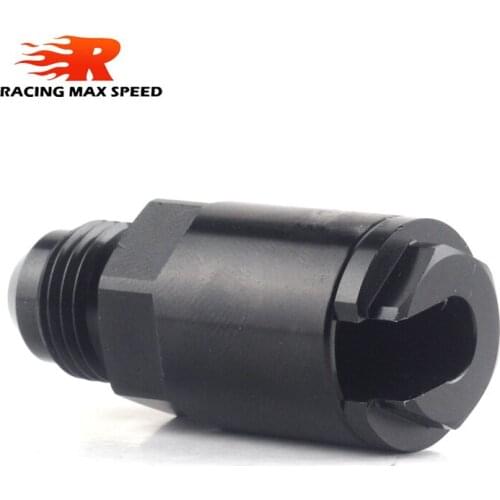 Fuel Line EFI Adapter Fitting -6 AN Male to 1/4,6AN Male to 5/16" Quick Disconnect push hardline