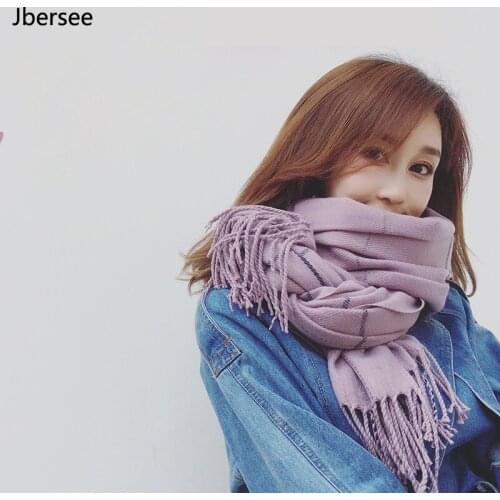 High Quality Long Cashmere Scarf Women Warm Soft Shawls Ladies Scarves Luxury Brand Tassel Pashmina Shawl Autumn Winter Scarf