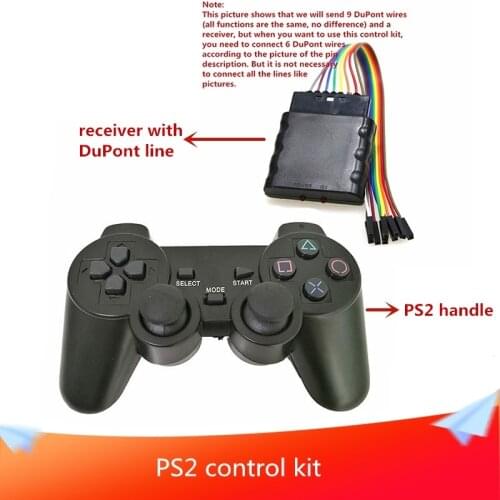 2.4G Wireless Game Gamepad Joystick for PS2 Controller with Wireless Receiver Playstation 2 Console Dualshock Gaming Joypad