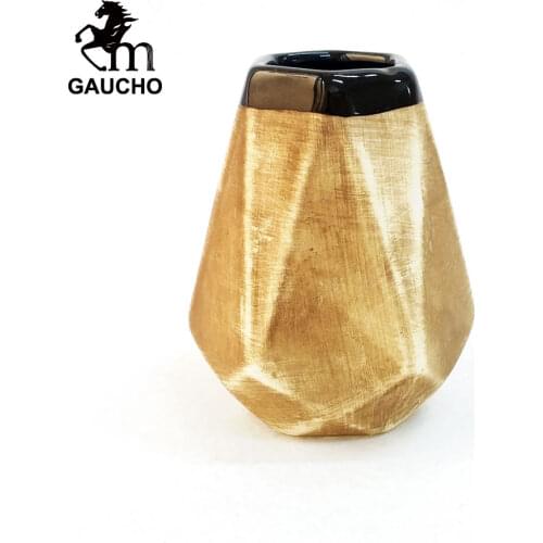 24 PCS/Lot Uruguay Yerba Mate Gourds Ceramic Calabash Cups Herba Tea Ware Nice Appearance Multiple Color For Option Hot Sale