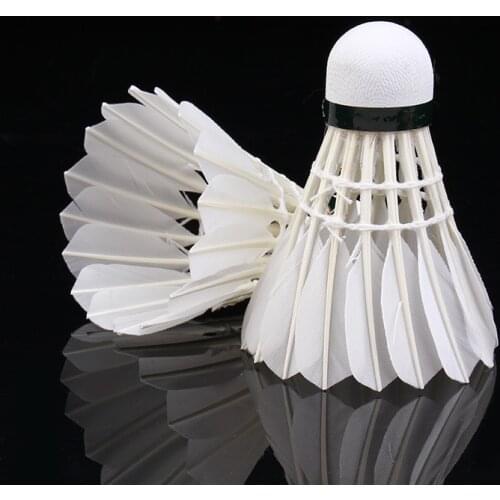 3 Pcs/Set Badminton Shuttlecocks Goose Feather Badminton Balls Outdoor Sports Badminton Accessories Durable Badminton