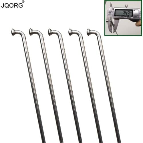 36 Pieces A Lot 9 K Diameter 3.5 mm Material 304 Stainless Steel J-bend Motorcycle Spokes Sliver Color Surface Polishing Spokes