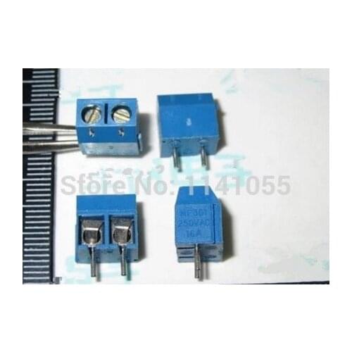 500PCS KF301-2P KF301-5.0-2P KF301 "- "Screw 2Pin 5.0mm