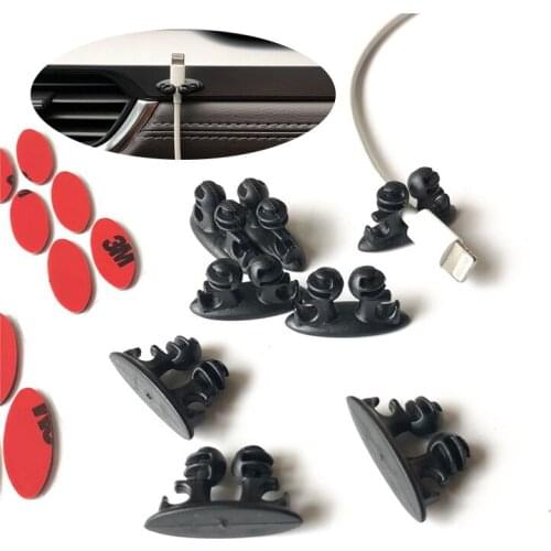 8pcs Car Wire Clip Stickers for LADA Vesta Granta 1300 Niva Samara Signet Priora Kalina Safarl largus vaz 2110-12 2106 2107