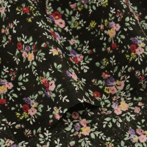 Booksew African Fabric 100% Cotton Fabric Flowers Designs Black Sewing Patchwork Tissu Materials Tecidos Para Costura Stoffen
