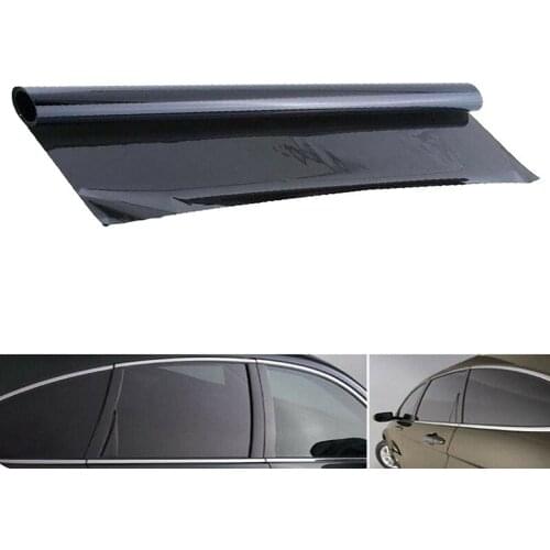 Car Window Film Auto Sun Shade Films Black Foils Tint Sticker For Car UV Protector Foils Sticker 100x50cm 5% VLT Thick Anti-wear