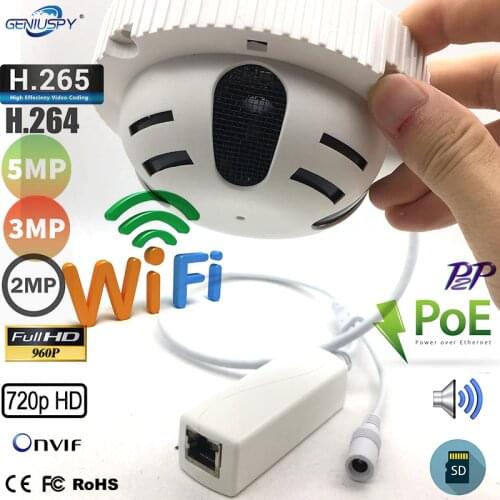 Home Security Sony Imx335 5MP 3MP 2MP 1.3MP 1MP HD Covert POE Wifi Mini Ip Camera Audio RTSP Pin Hole SD Card Slot P2p Onvif