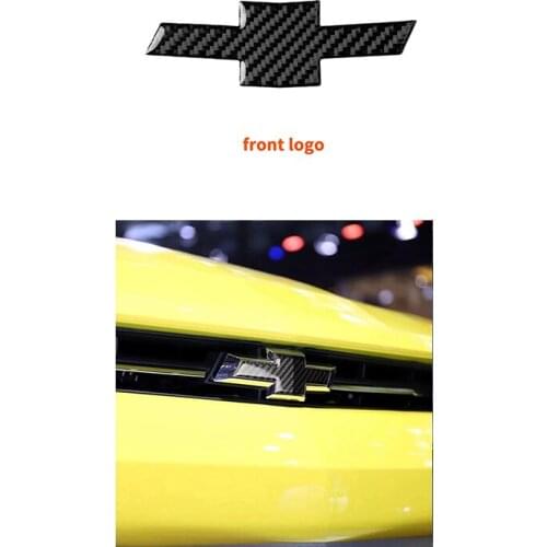 For Chevrolet Camaro 2016 2017 2018 2019 2020 Front Rear Back Emblem Badge Decals Sticker Decorative Logos Cover Accessories