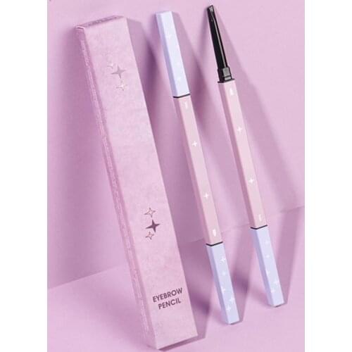 IMAGIC Makeup Tools Star Pattern Waterproof Long-lasting Easy to Wear 5 Colors Super Thin Double-headed Eyebrow Pencil for Party