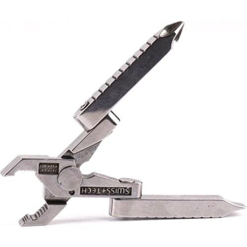 Pocket Multitools Plier Mini Portable Folding Muilti-functional Plier Clamp Keychain Hiking Camping Tool new