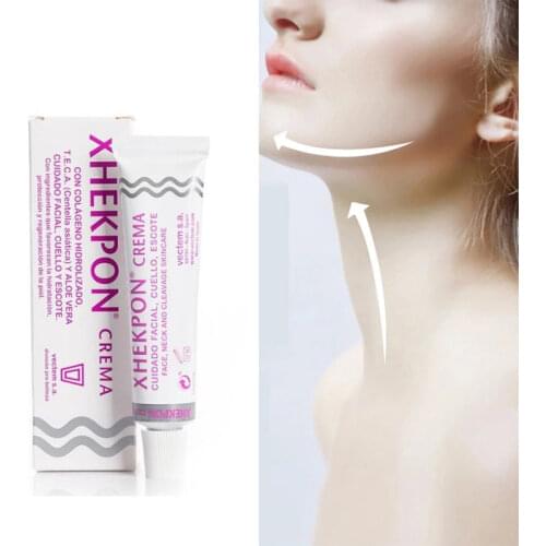 Xhekpon Cream Face and Neck Wrinkle Removing Cream Neck Line Erasing Cream Skin Anti-wrinkle Cream Aging Whitening Cream bioaqua