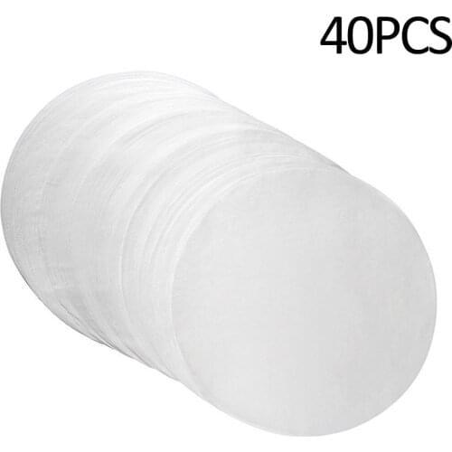 40pcs 11cm Round Hamburg Paper Parchment Non-Stick Baking OilPaper For Burger Press Pizza BBQ Oven Patty Maker Kitchen Tools