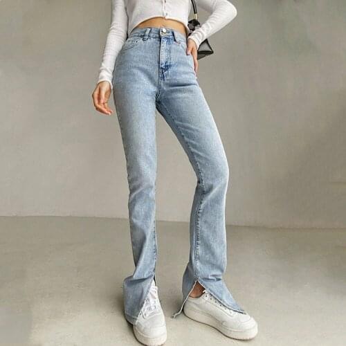 LSHITT Women's Straight Jeans