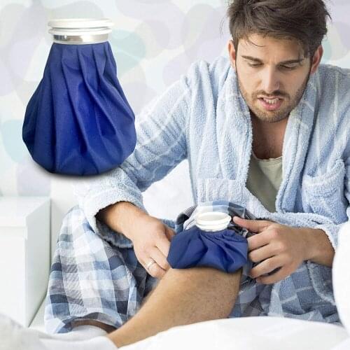 Reusable Ice Bags Pain Relief Hot & Cold Ice Bag Health Care Ice Bag Pack Cap for Muscle Aches Injury First Aid Care Outdoor