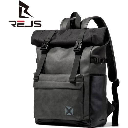 Fashion Backpack Men Fit 15.6 Inch Laptop Brand Men Backpack Laptop Women Vintage Rucksack Teenager Travel College School Bag