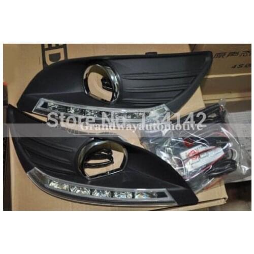 New LED daytime running light DRL fog lamp light Cover Fit for FORD FOCUS 2 mk2 Sedan 2009 2010 2011