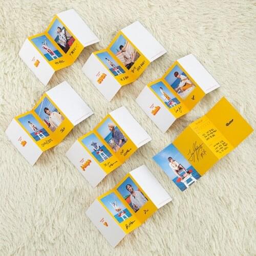 KPOP Butter New Album Bangtan Boys High Quality Information Card Data Card JIMIN JIN SUGA Cosplay Fan Collection Gift wholesale