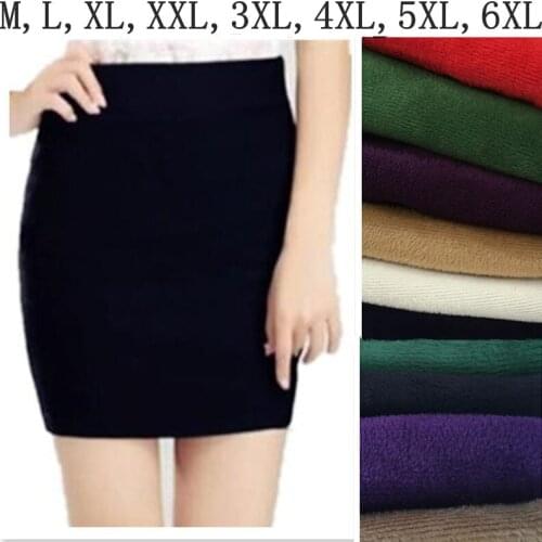 2020 Autumn Winter high waist warm thickening skirts,women sexy skirt Office Formal Pencil Skirts,plus size M-5XL 6XL