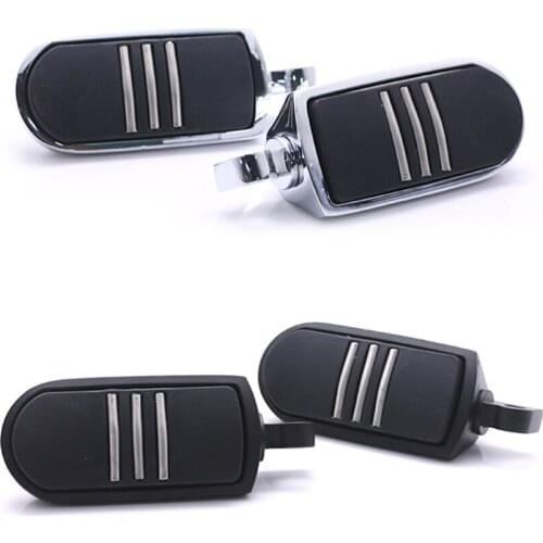 Motorcycle Foot Pegs Footrests Male Mount For Harley Sportster 883 1200 Electra Street Road Glide Dyna Heritage Softail V-Rod