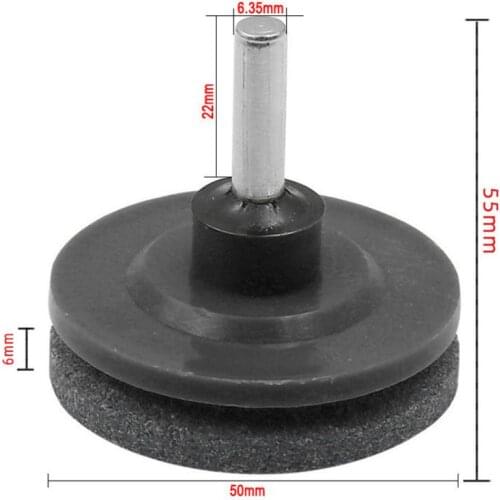 50MM Faster Lawn Mower Sharpener Lawnmower Blade Sharpener Universal Grinding Rotary Drill Cut Knife Sharpener Drop Shipping