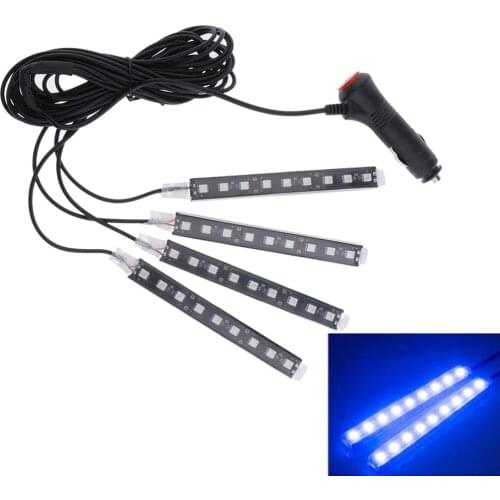 USB 12CM 9 SMD 5050 LED Rigid 4 Strip Hard Bar Light On/Off Tube Lamp DC 12V