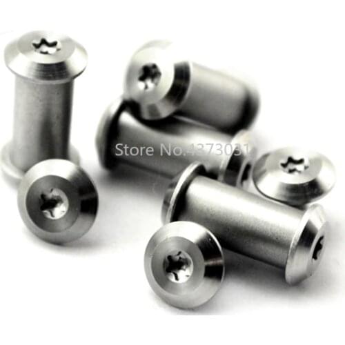 2Pcs Female rivets Screws to lock Stainless steel shank screw rivets DIY tool holder Spindle nails Fk05