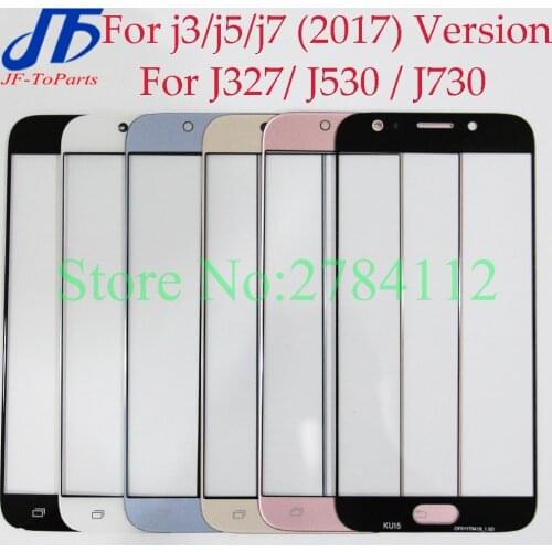 10Pcs/lot Touch panel Replacement parts For Samsung Galaxy J330 J530 J730 2017 J327 J727 Version LCD Front Outer Glass with OCA