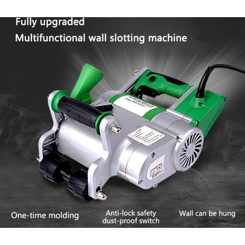 1100w Slotting Electromechanical Installation Dust-free Slotting Machine 25MM/35MM Industrial Wall Cutting Machine YZ