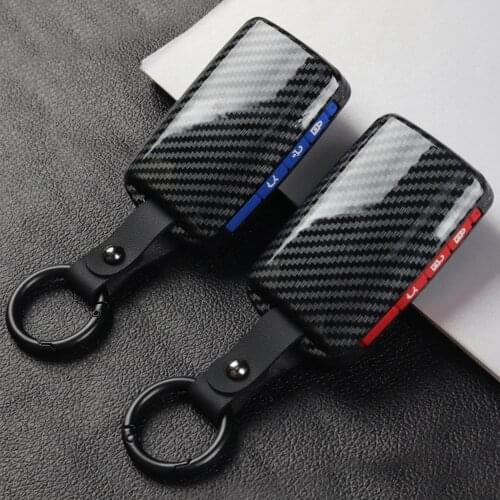 Carbon Fiber ABS+Silicone Car Key Case Cover For Mazda 3 Alexa CX-30 CX30 CX5 CX 5 CX-5 CX-8 CX4 2019 2020 Auto Accessories
