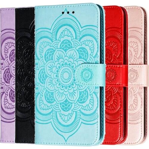 3D Mandala Flip Case For iPhone 7 8 Plus X Ten 10 Wallet Leather Cover Case For iPhone XR XS Max 11 Pro Max Cover Capa Case