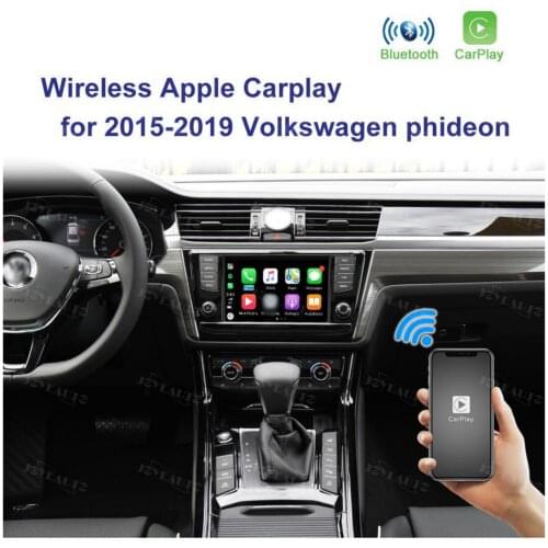 Joyeauto Wireless Apple CarplayFor 2015-2019 Upgraded Volkswagen Phideon Android Auto Mirror Wifi Car Play Support Rear Camera