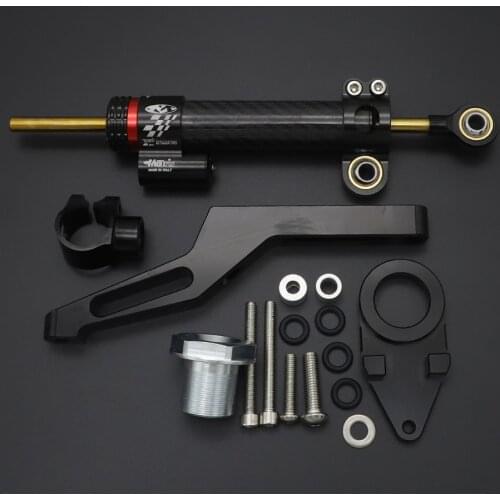 For Kawasaki Ninja ZX-6R ZX6R 636cc 2009 2010 2011 2012 2013 2014 2015 2016 2017 2018 2019 Steering Damper Bracket Mount Kit