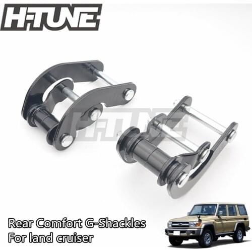 H-TUNE 4x4 Suspension Spring Rear Comfort G-Shackles for land cruiser 70 series 75 series