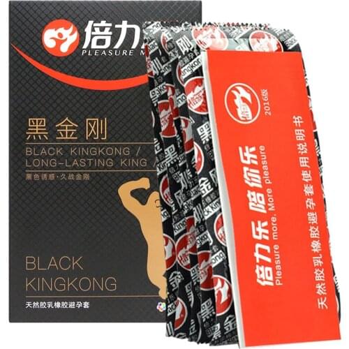 HoozGee 30/100pcs Condoms for Men Delay Ejaculation Black Lasting Penis Sleeve Natural Latex Lubricated Condoms Erotic Sex Toy