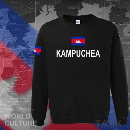 Cambodia Kampuchea hoodies men sweatshirt sweat new hip hop streetwear tracksuit nation footballer sporting KHM Cambodian Khmer