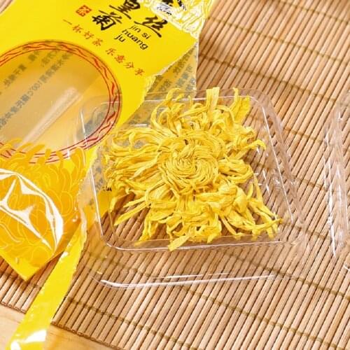 Chinese Chrysanthemum Tea Gold Silk Premium Tongxiang Leaves Fire Healthy Food 100 Bags