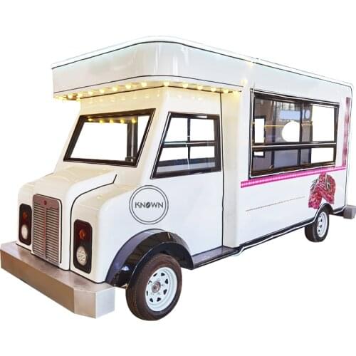 Commercial Mini Catering Fast Food Truck Mobile Outdoor Food Warmer Trailer Snacks Carts For Sale
