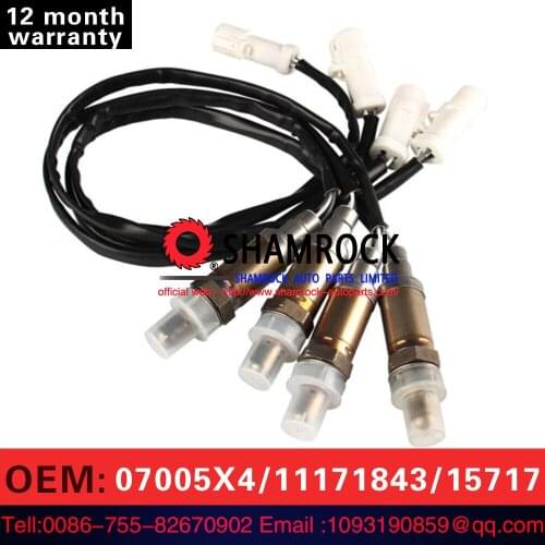 Lambda oxgen sensor O2 Sensors fo 1990-2010 Crown/1990-2005 Explorer/Victoria/1990-2011 Town Car OEM 07005X4/11171843/15717 4PCS