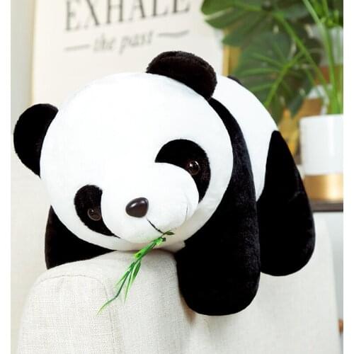 20cm Cute Bamboo Leaves Panda Plush Toys Stuffed Soft Chinese National Treasure Animals Pillow For Girls Kids Birthday Gifts