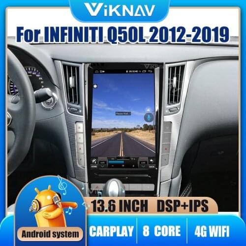 64G For Infiniti G25 G37 2004 -2013 Android Big Screen Car Radio Tape Recorder Multimedia Player GPS Navigation Carplay