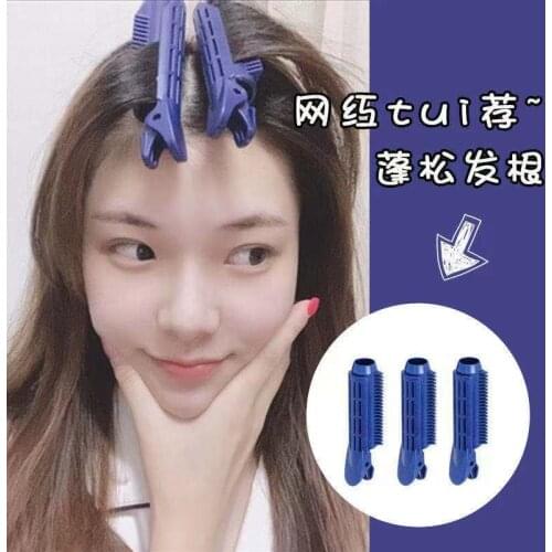 Natural Fluffy Hair Clip Curly Hair Plastic Hair Root Fluffy Clip Bangs Hair Styling Clip Candy Color Hairpins Hair Accessories