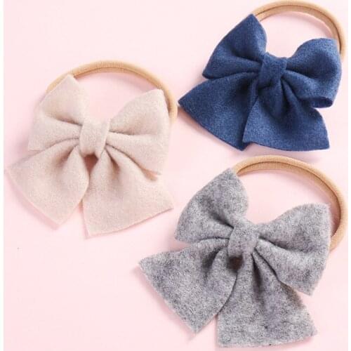 Newborn Nylon Headband for Baby Hair Accessories Baby Headband Bandeau Bebe Fille Baby Girl Headbands Baby Turban Bows