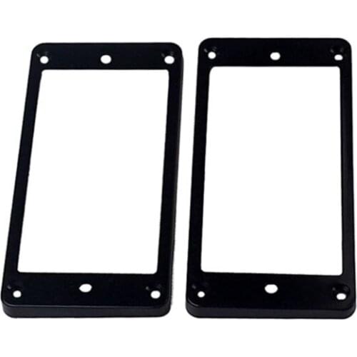 Plastic Humbucker Pickup Cover Mounting Ring Curved Tapered for Electric Guitar