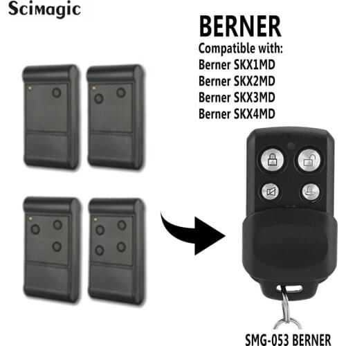 433mhz remote control for Berner SKX1MD SKX2MD SKX3MD SKX4MD garage door gate