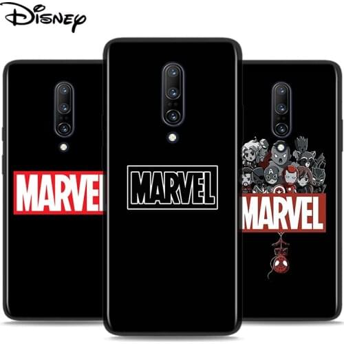 Silicone Cover Marvel Logo For OnePlus Nord N10 N100 8T 7T 6T 5T 8 7 6 Pro Plus 5G Phone Case Shell