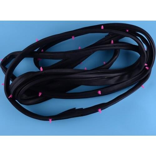 DWCX 382cm Front Left Car Door Weatherstrip Moulding Seal Fit For Honda Accord Sedan 2003 2004 2005 2006 2007 72365-SDA-A01