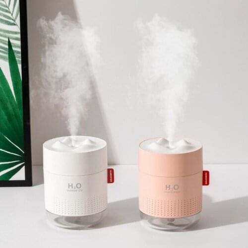 USB Ultrasonic Air Humidifier with Romantic Lamp Car Mist Maker Aroma Oil Diffuser Aromatherapy Humidifiers 500ML Large Capacity