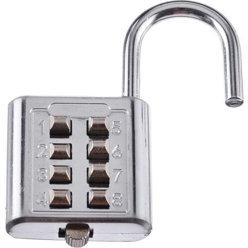 8 Digit Password Padlock Combination Lock Cabinet Drawer Luggage Door Locks For Home Security Tool