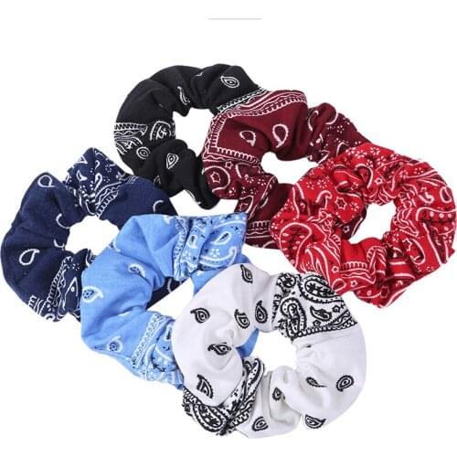 Large intestine circle silk hair circle female Korean ins net red simple temperament thick ponytail fat intestine retro hairrope